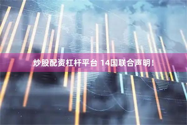 炒股配资杠杆平台 14国联合声明！